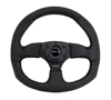 Picture of Race Series Reinforced Steering Wheel (320mm Horizontal / 330mm Vertical) - Leather with Black Stitching