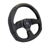 Picture of Race Series Reinforced Steering Wheel (320mm Horizontal / 330mm Vertical) - Leather with Black Stitching