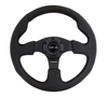 Picture of Race Series Reinforced Steering Wheel (320mm) - Black Leather with Black Stitching