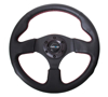 Picture of Race Series Reinforced Steering Wheel (320mm) - Leather with Red Stitch