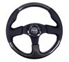 Picture of Carbon Fiber Steering Wheel (315mm) - Leather Trim with Black Stitching