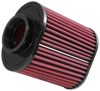 Picture of DryFlow Synthetic Air Filter - Red, Oval, Tapered