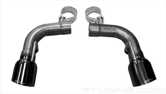 Picture of Pro-Series 304 SS Round Angle Cut Clamp-On Single Black PVD Exhaust Tips