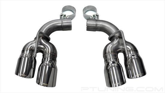 Picture of Pro-Series 304 SS Round Angle Cut Clamp-On Dual Polished Exhaust Tips