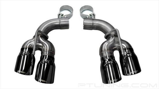 Picture of Pro-Series 304 SS Round Angle Cut Clamp-On Dual Black PVD Exhaust Tips