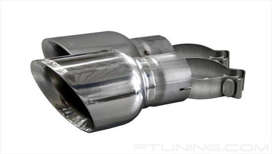 Picture of Pro-Series 304 SS Round Angle Cut Clamp-On Single Polished Exhaust Tips