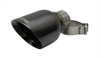 Picture of Pro-Series 304 SS Round Angle Cut Clamp-On Single Black PVD Exhaust Tip