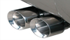 Picture of Pro-Series 304 SS Side Swept Round Angle Cut Clamp-On Dual Polished Exhaust Tip