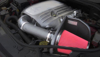 Picture of APEX Series Shielded Box Steel Wrinkle Black Cold Air Intake System with DryFlow 3D Red Filter