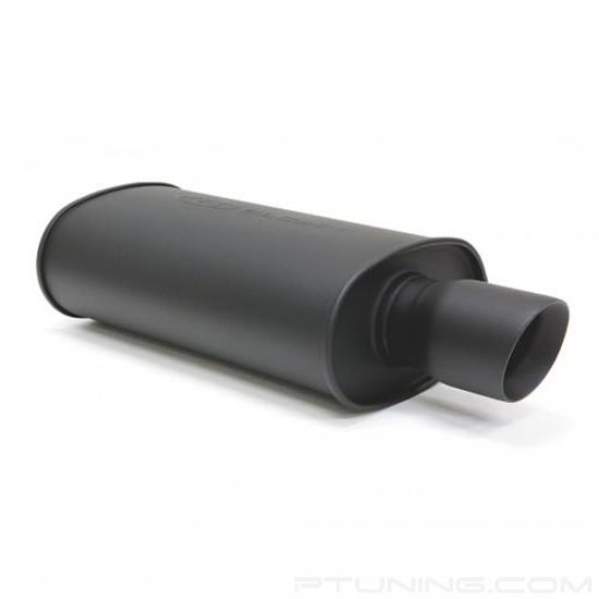 Picture of SL Sport Stainless Steel Matte Black Exhaust Muffler with Double-Wall Tip (2.5" ID, 2.5" OD)