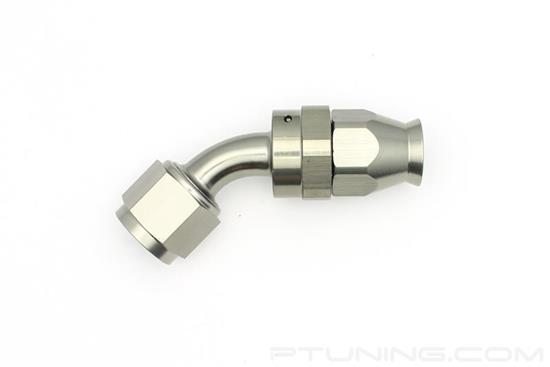 Picture of PTFE Swivel 45 Degree Hose End - 8AN