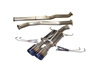 Picture of Stainless Steel Cat-Back Exhaust System with Single Muffler, Dual Titanium Burnt Tips