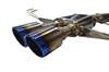 Picture of Stainless Steel Cat-Back Exhaust System with Single Muffler, Dual Titanium Burnt Tips