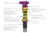 Picture of Variant 1 (V1) Lowering Coilover Kit (Front/Rear Drop: 0.6"-1.8" / 0.8"-2.3")