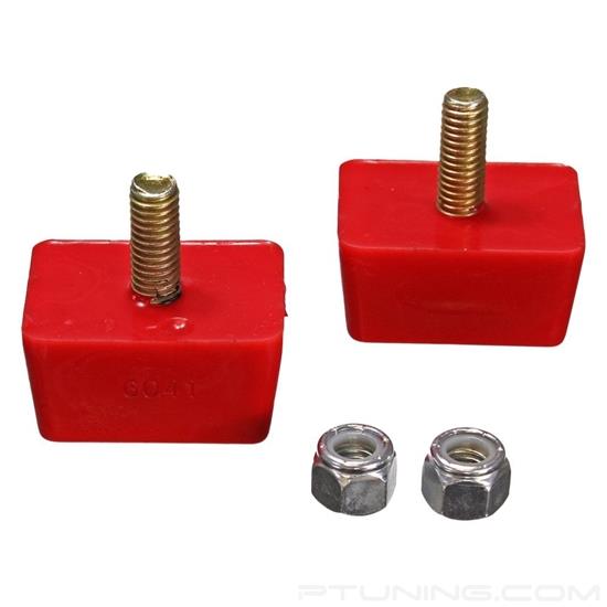 Picture of Low Profile Rectangular Bump Stops - Red