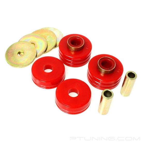 Picture of Front and Rear Soft Bushings Style Body Mount Kit - Red