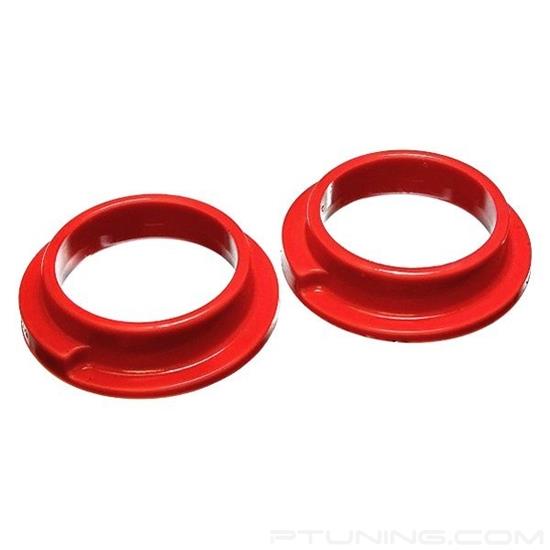 Picture of Rear Lower Coil Spring Isolators - Red