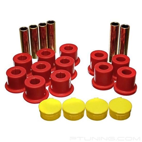 Picture of Hyper-Flex Rear Leaf Spring Bushings - Red