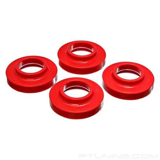 Picture of Front or Rear Lift Coil Spring Isolators (Lift: 0.75") - Red