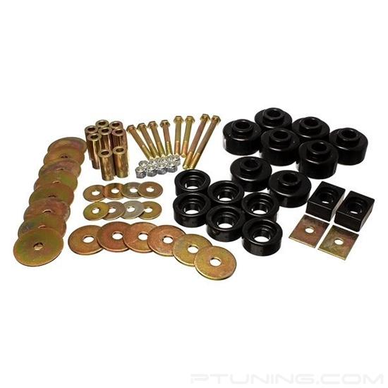 Picture of Front and Rear Body Cab Mount Kit - Black