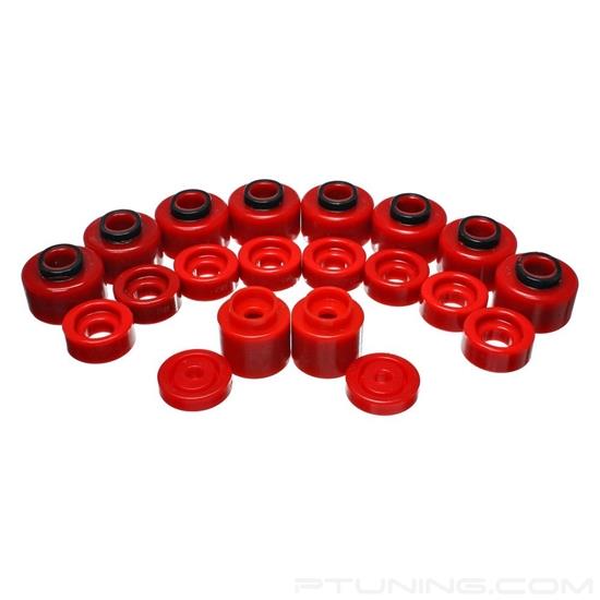 Picture of Front and Rear Body Cab Mount Kit - Red