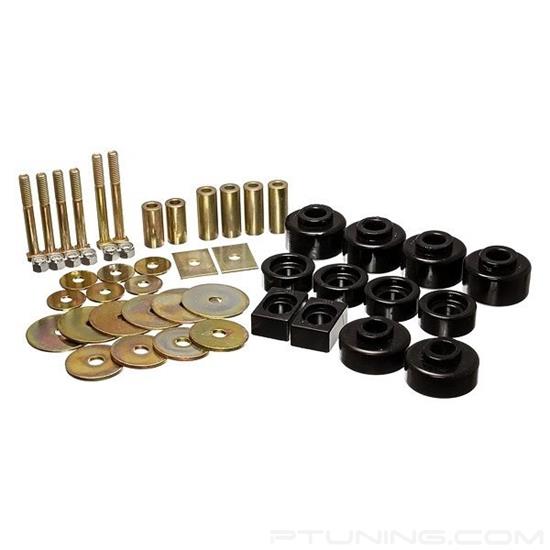 Picture of Front and Rear Body Cab Mount Kit - Black