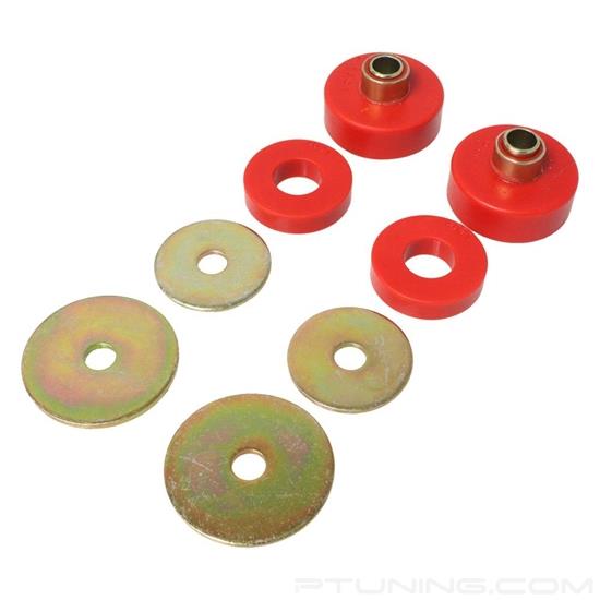Picture of Front and Rear Firm Bushings Style Body Mount Kit - Red