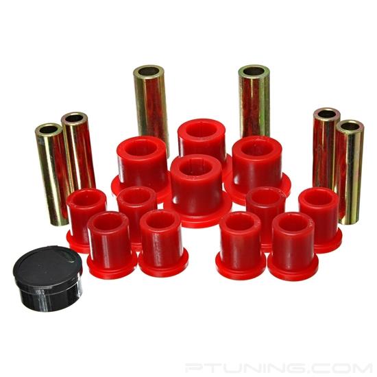 Picture of Hyper-Flex Rear Leaf Spring Bushings - Red
