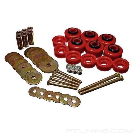 Picture of Front and Rear Body Cab Mount Kit - Red