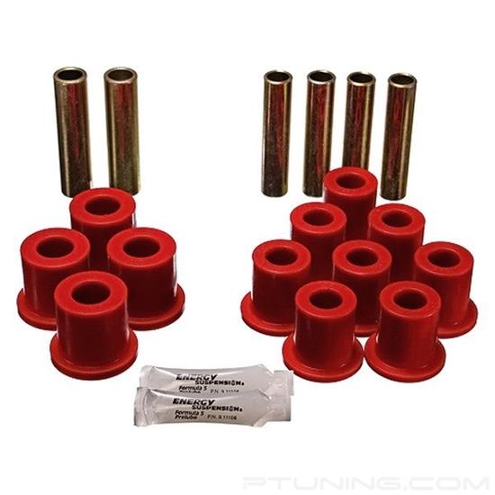 Picture of Rear Leaf Spring and Shackle Bushings - Red