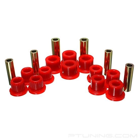 Picture of Hyper-Flex Rear Leaf Spring Bushings - Red