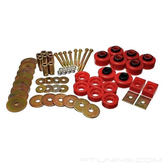 Picture of Front and Rear Body Cab Mount Kit - Red