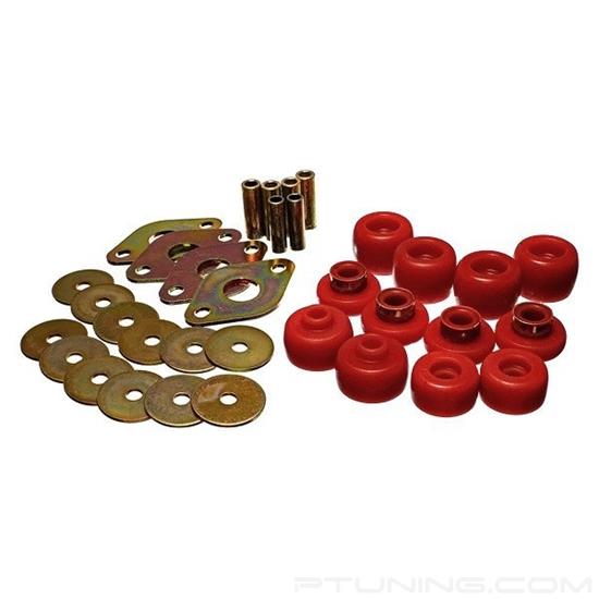 Picture of Front and Rear Body Cab Mount Kit - Red