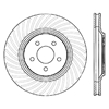 Picture of Sport Slotted 1-Piece Front Driver Side Brake Rotor