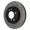 Picture of Sport Drilled and Slotted 1-Piece Front Driver Side Brake Rotor