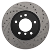 Picture of Sport Drilled and Slotted 1-Piece Front Driver Side Brake Rotor