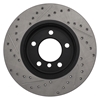 Picture of Sport Drilled and Slotted 1-Piece Front Driver Side Brake Rotor