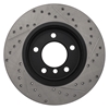 Picture of Sport Drilled and Slotted 1-Piece Front Passenger Side Brake Rotor