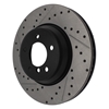 Picture of Sport Drilled and Slotted 1-Piece Front Driver Side Brake Rotor