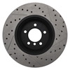 Picture of Sport Drilled and Slotted 1-Piece Front Driver Side Brake Rotor