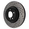 Picture of Sport Drilled and Slotted 1-Piece Front Passenger Side Brake Rotor