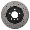 Picture of Sport Drilled and Slotted 1-Piece Front Passenger Side Brake Rotor