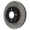 Picture of Sport Drilled and Slotted 1-Piece Front Driver Side Brake Rotor