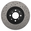Picture of Sport Drilled and Slotted 1-Piece Front Driver Side Brake Rotor