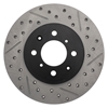 Picture of Sport Drilled and Slotted 1-Piece Front Passenger Side Brake Rotor