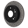 Picture of Sport Drilled and Slotted 1-Piece Rear Passenger Side Brake Rotor