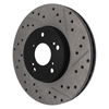 Picture of Sport Drilled and Slotted 1-Piece Front Driver Side Brake Rotor