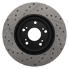 Picture of Sport Drilled and Slotted 1-Piece Front Driver Side Brake Rotor