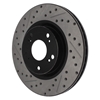 Picture of Sport Drilled and Slotted 1-Piece Front Passenger Side Brake Rotor