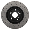 Picture of Sport Drilled and Slotted 1-Piece Front Passenger Side Brake Rotor